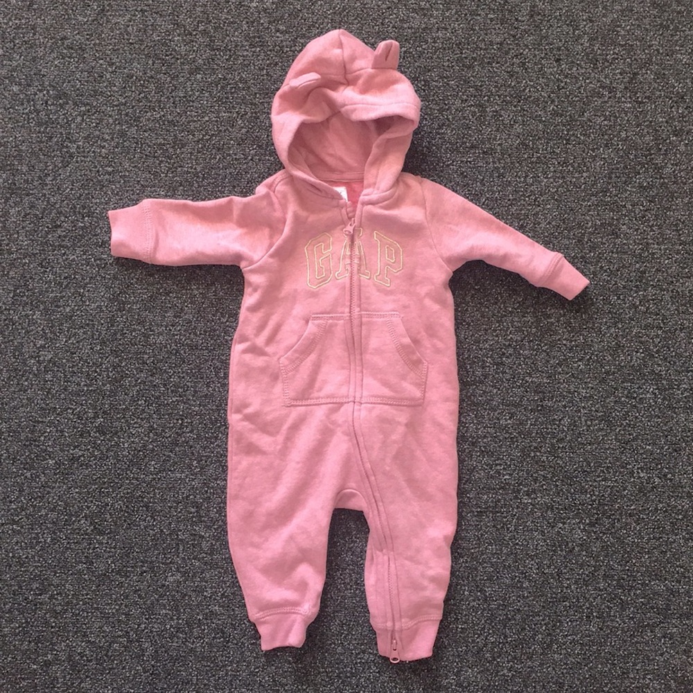 Pink onesie jacket